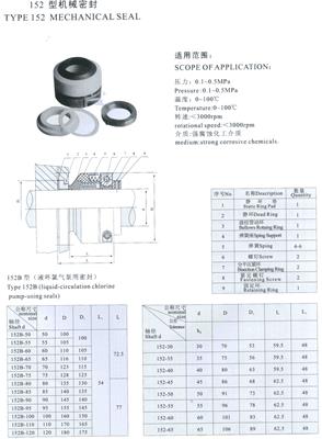 152型機械密封